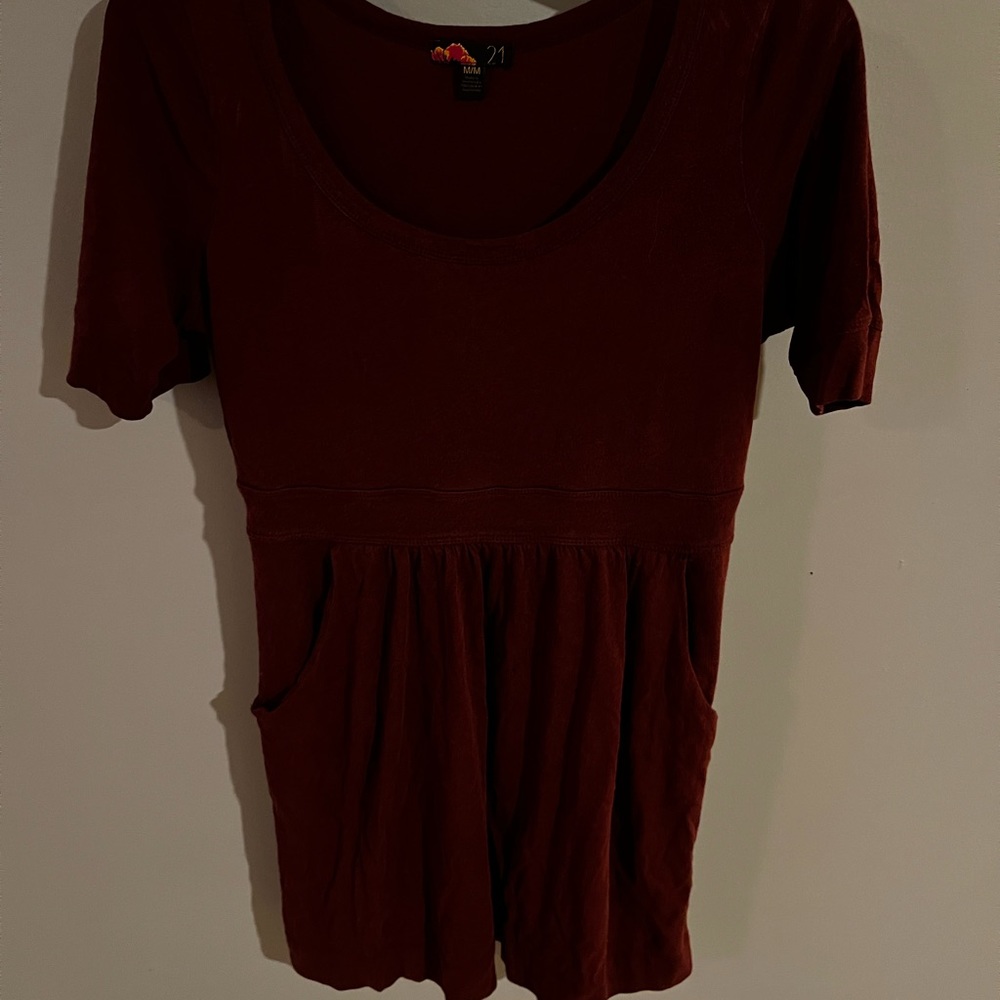 Mini dress with pockets